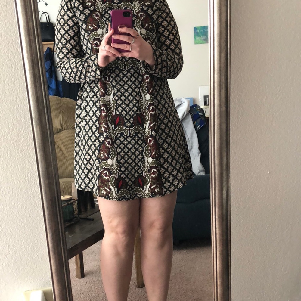 Beautiful Red and Green Dress